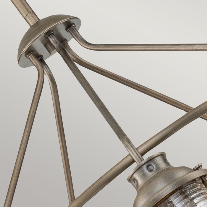 Elstead Lighting Ashland Bay 5 Light Outdoor Chandelier - Burnished Bronze