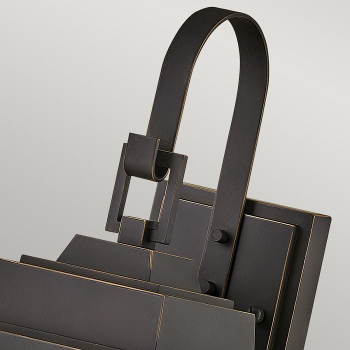 Elstead Lighting Bainbridge 1 Light Wall Lantern - Medium - Oil Rubbed Bronze