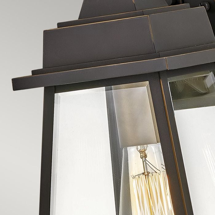 Elstead Lighting Bainbridge 1 Light Wall Lantern - Medium - Oil Rubbed Bronze