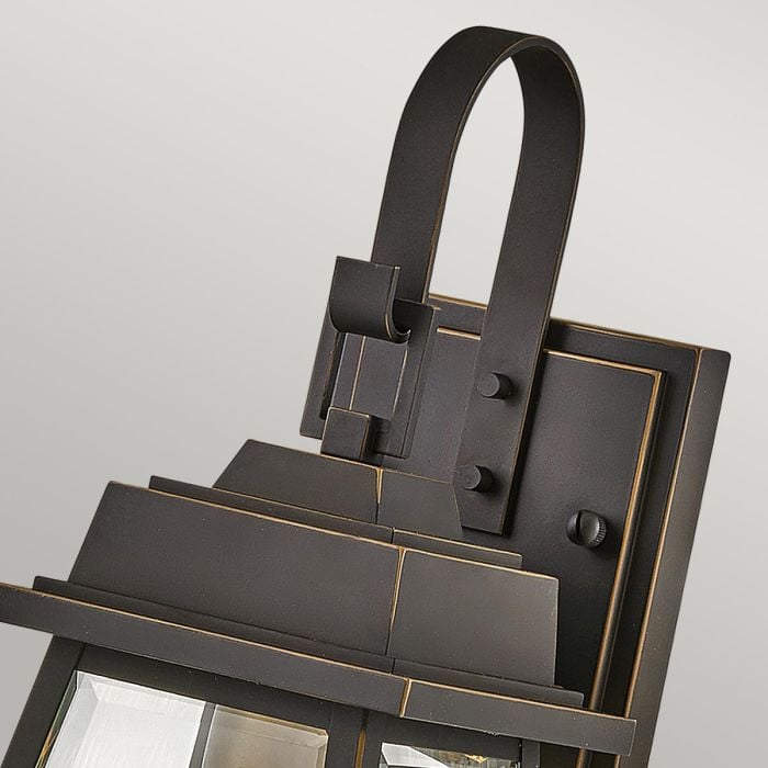 Elstead Lighting Bainbridge 1 Light Wall Lantern - Small - Oil Rubbed Bronze