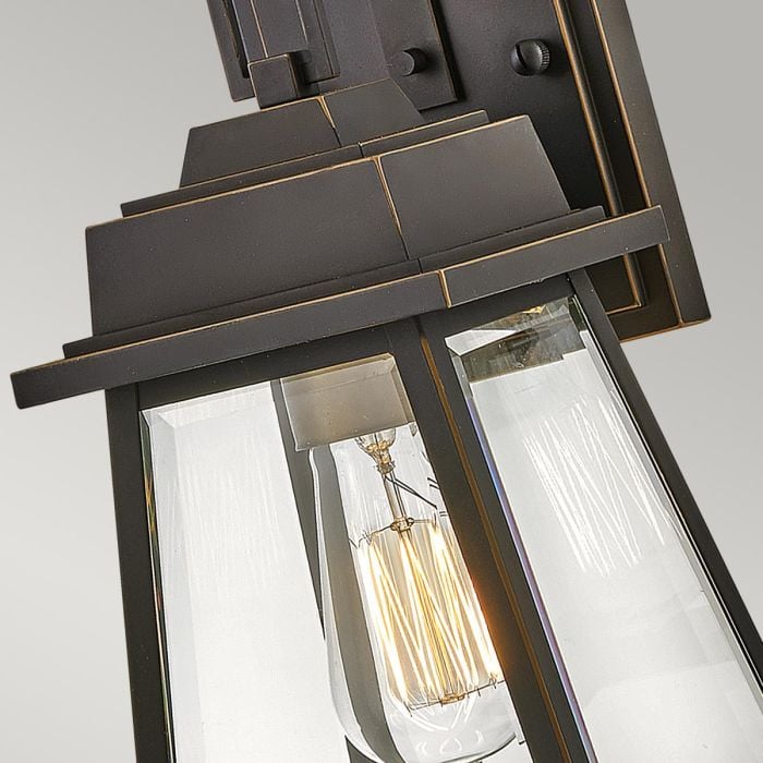 Elstead Lighting Bainbridge 1 Light Wall Lantern - Small - Oil Rubbed Bronze
