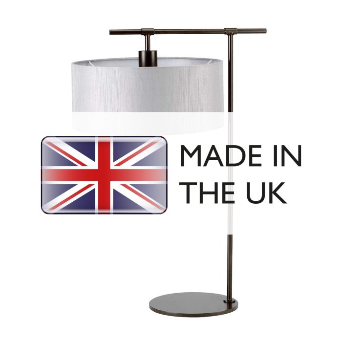 Elstead Lighting Balance 1 Light Table Lamp - Dark Brown