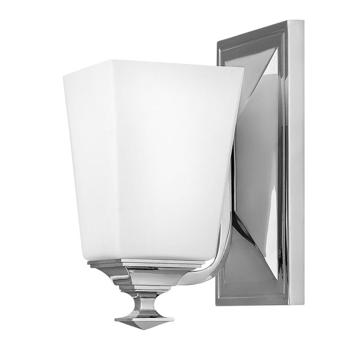 elstead lighting Baldwin 1 Light Wall Light - Polished Nickel