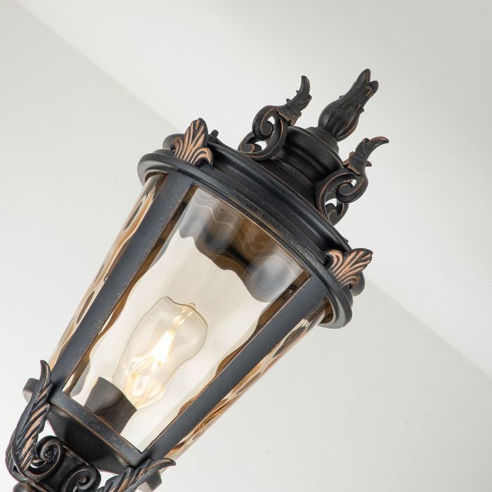 Elstead Lighting Baltimore 1 Light Large Lamp Post - Weathered Bronze