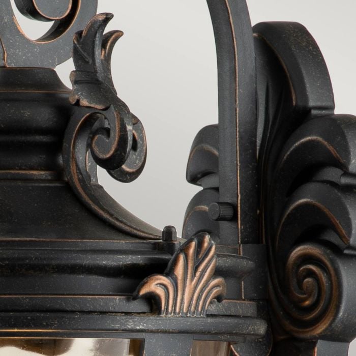 elstead lighting Baltimore 1 Light Large Wall Lantern - Weathered Bronze elstead lighting Baltimore 1 Light Large Wall Lantern - Weathered Bronze