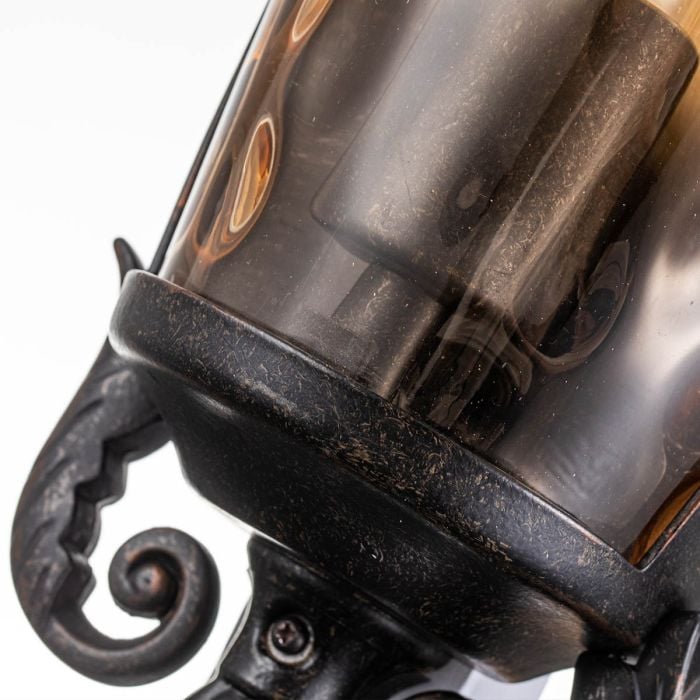 Elstead Lighting Baltimore 1 Light Medium Half Lantern - Weathered Bronze