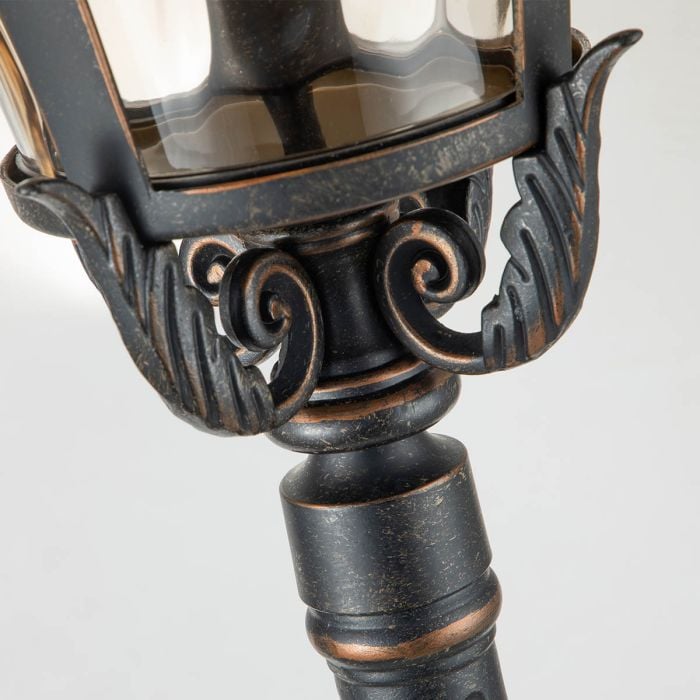Elstead Lighting Baltimore 1 Light Medium Pillar - Weathered Bronze