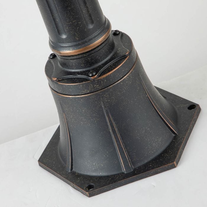 Elstead Lighting Baltimore 1 Light Medium Pillar - Weathered Bronze
