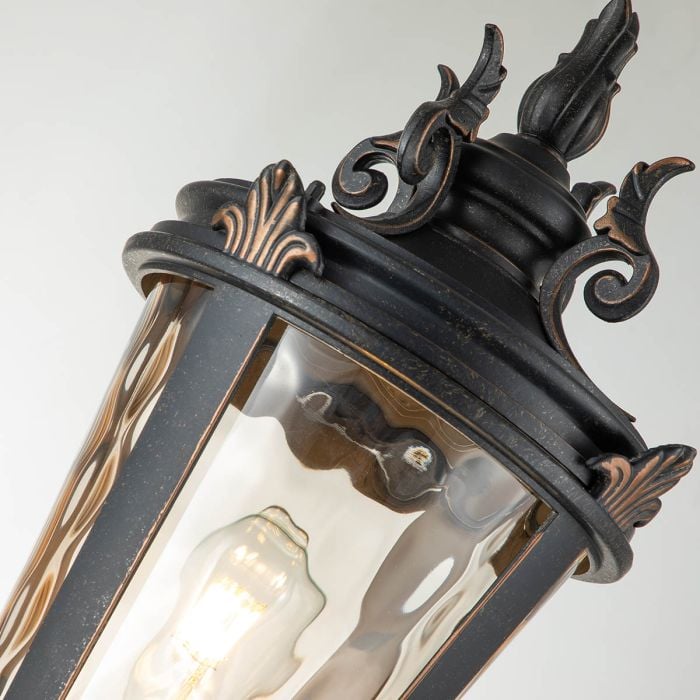 Elstead Lighting Baltimore 1 Light Medium Pillar - Weathered Bronze