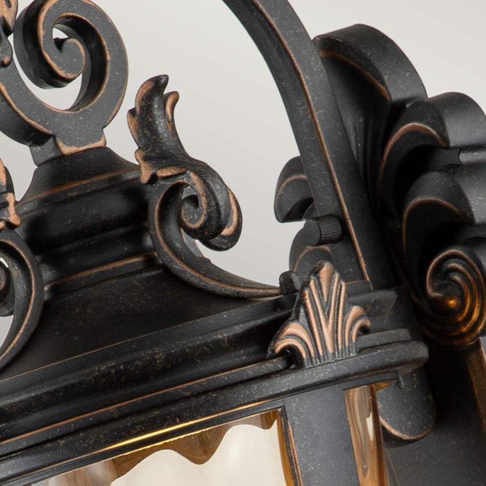 Elstead Lighting Baltimore 1 Light Medium Wall Lantern - Weathered Bronze