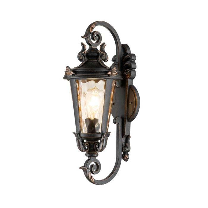 elstead lighting Baltimore 1 Light Medium Wall Lantern - Weathered Bronze elstead lighting Baltimore 1 Light Medium Wall Lantern - Weathered Bronze