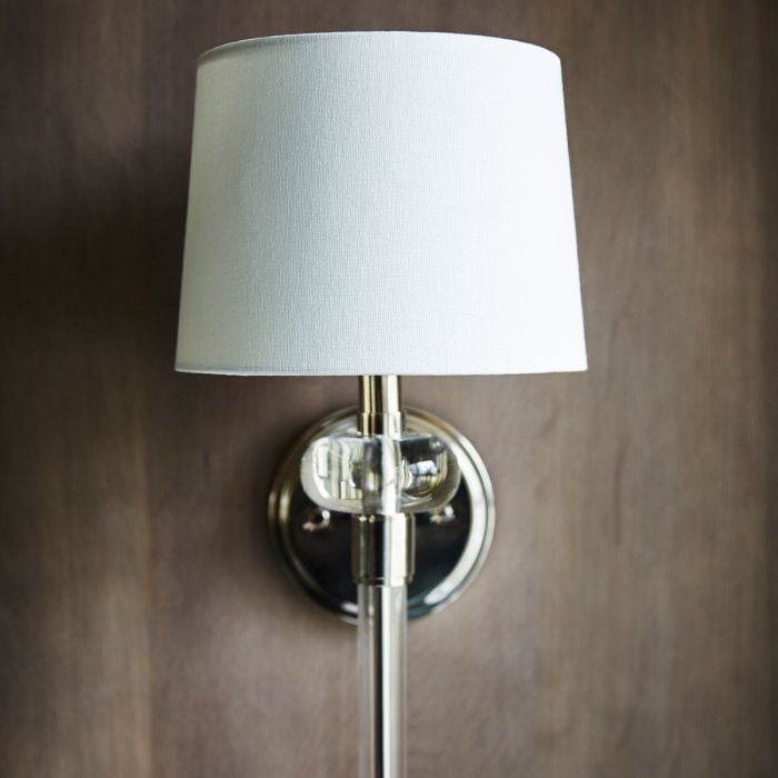 Elstead Lighting Barbour 1 Light Wall Light - Polished Nickel
