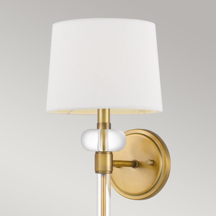 Elstead Lighting Barbour 1 Light Wall Light - Weathered Brass