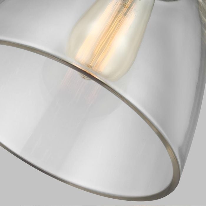 Elstead Lighting Baskin 1 Light Pendant - Painted Aged Brass/Dark Weathered Zinc