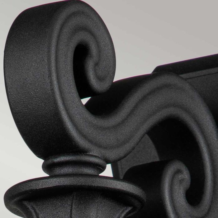 Elstead Lighting Bayview 1 Light Large Wall Lantern - Black