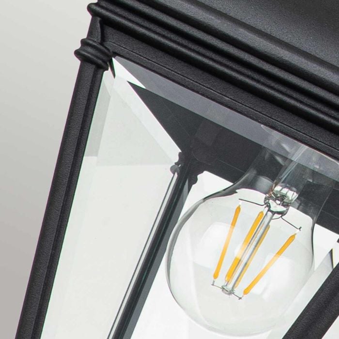 Elstead Lighting Bayview 1 Light Medium Chain Lantern - Black