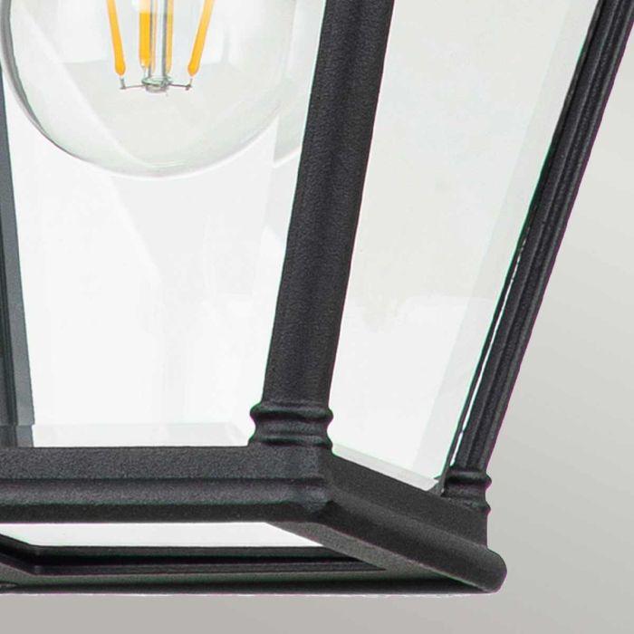 Elstead Lighting Bayview 1 Light Medium Chain Lantern - Black