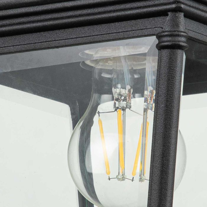 Elstead Lighting Bayview 1 Light Medium Wall Lantern - Black