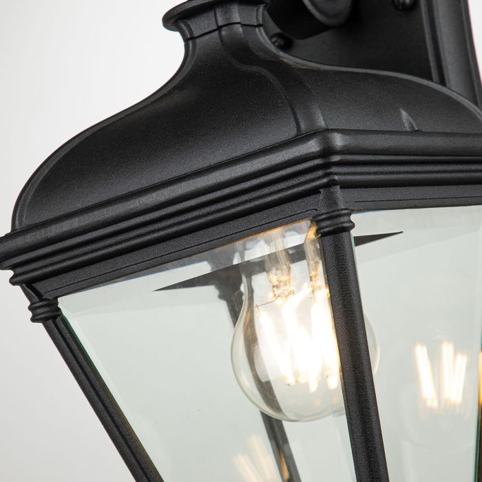 Elstead Lighting Bayview 1 Light Medium Wall Lantern - Black