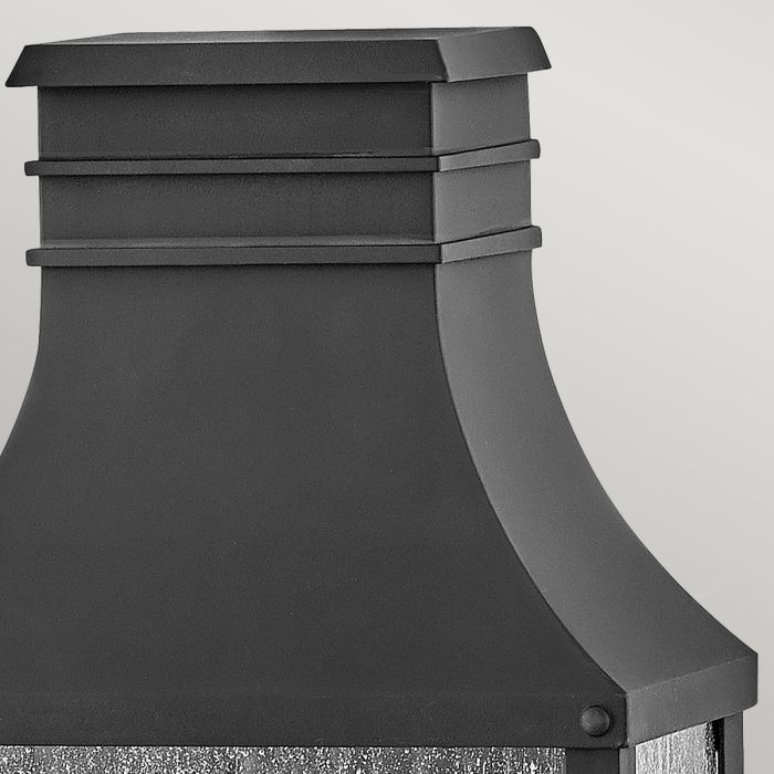Elstead Lighting Beacon Hill 2lt Half Wall Lantern - Museum Black