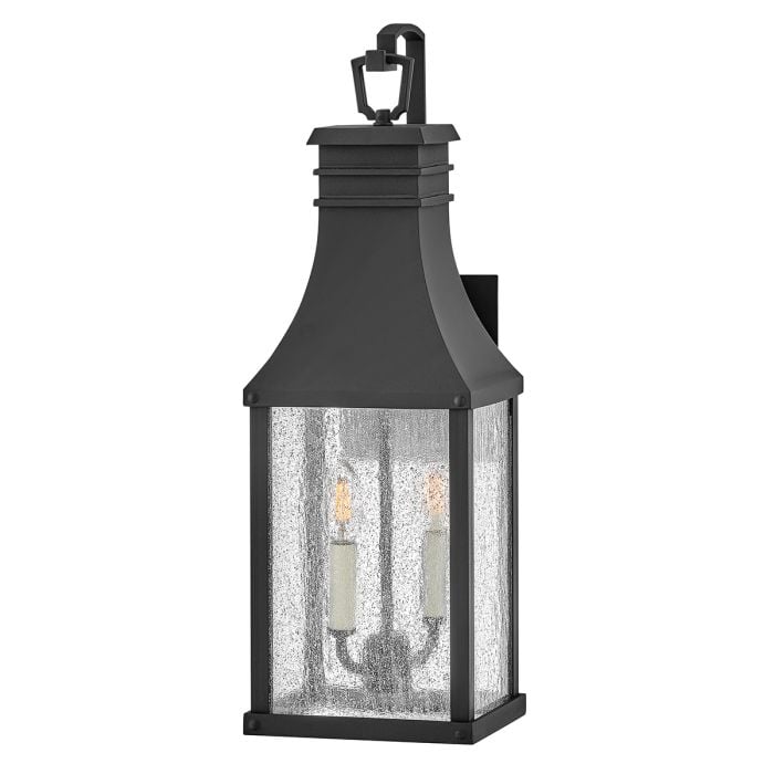 elstead lighting Beacon Hill 2lt Medium Wall Lantern - Museum Black