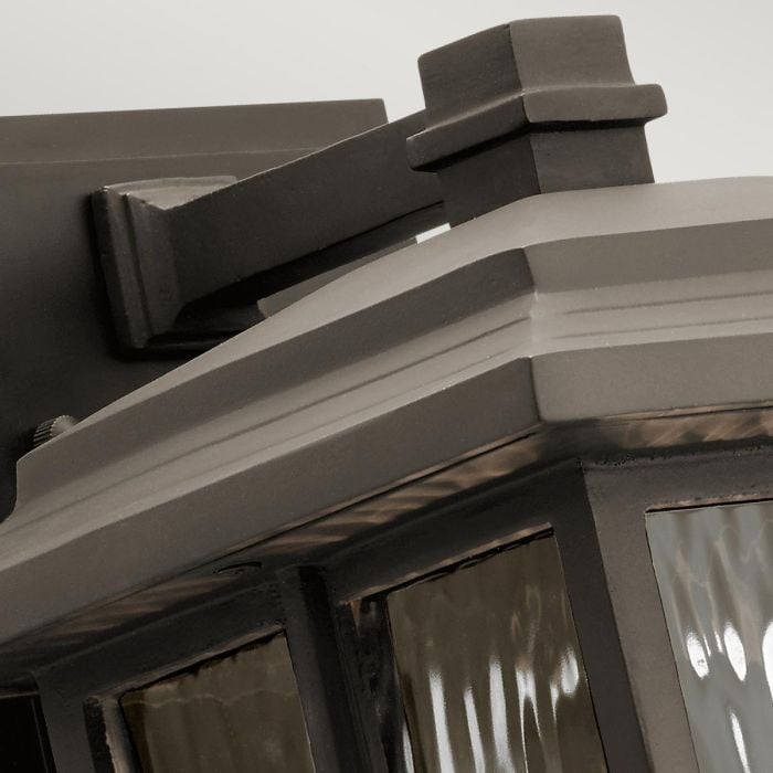 Elstead Lighting Beacon Square 1 Light Medium Wall Lantern - Olde Bronze