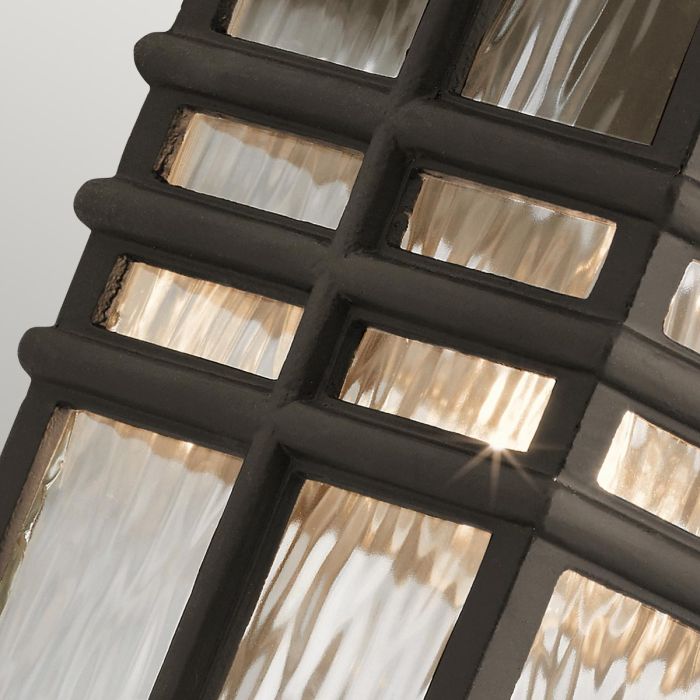 Elstead Lighting Beacon Square 1 Light Medium Wall Lantern - Olde Bronze