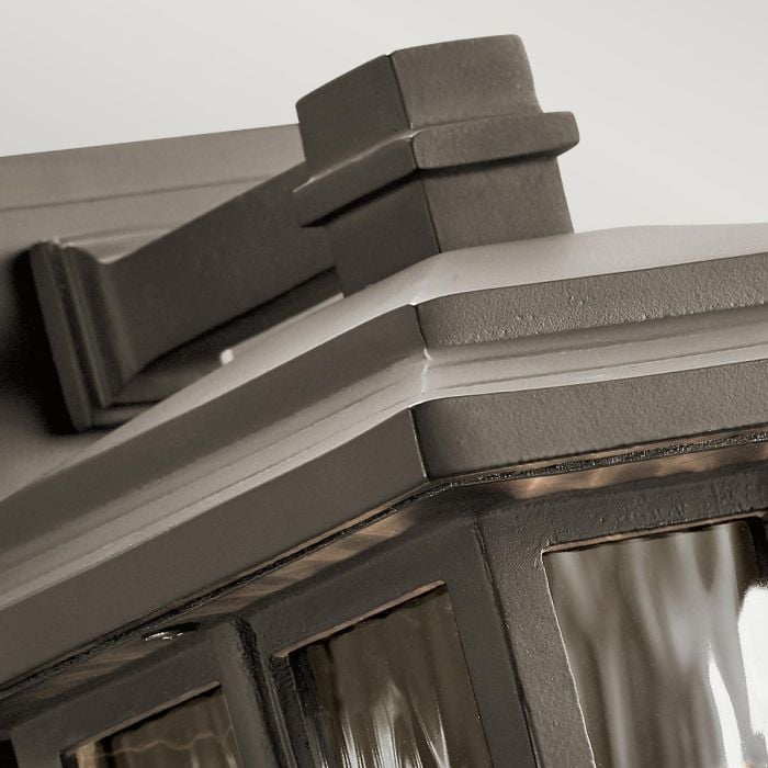 Elstead Lighting Beacon Square 1 Light Small Wall Lantern - Olde Bronze