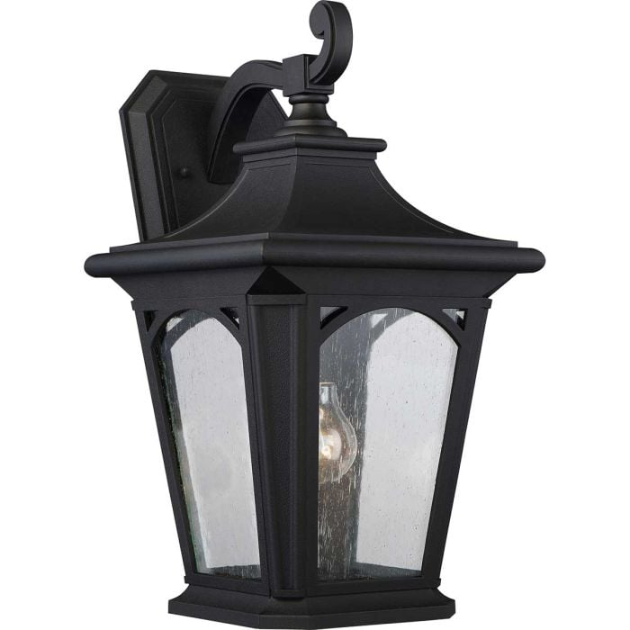 elstead lighting Bedford 1 Light Large Wall Lantern - Mystic Black