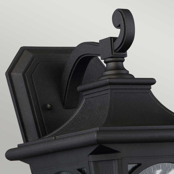 Elstead Lighting Bedford 1 Light Medium Wall Lantern - Mystic Black