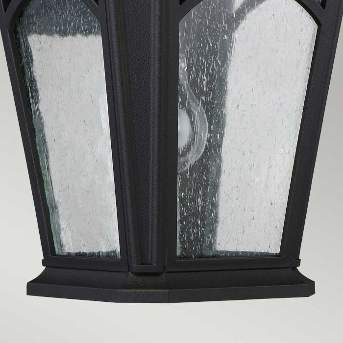 Elstead Lighting Bedford 1 Light Medium Wall Lantern - Mystic Black