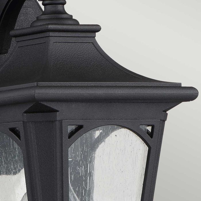 Elstead Lighting Bedford 1 Light Small Wall Lantern - Mystic Black