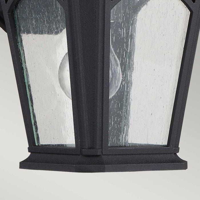 Elstead Lighting Bedford 1 Light Small Wall Lantern - Mystic Black