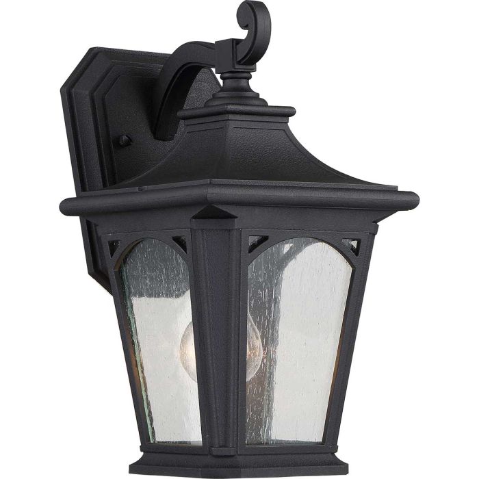 elstead lighting Bedford 1 Light Small Wall Lantern - Mystic Black