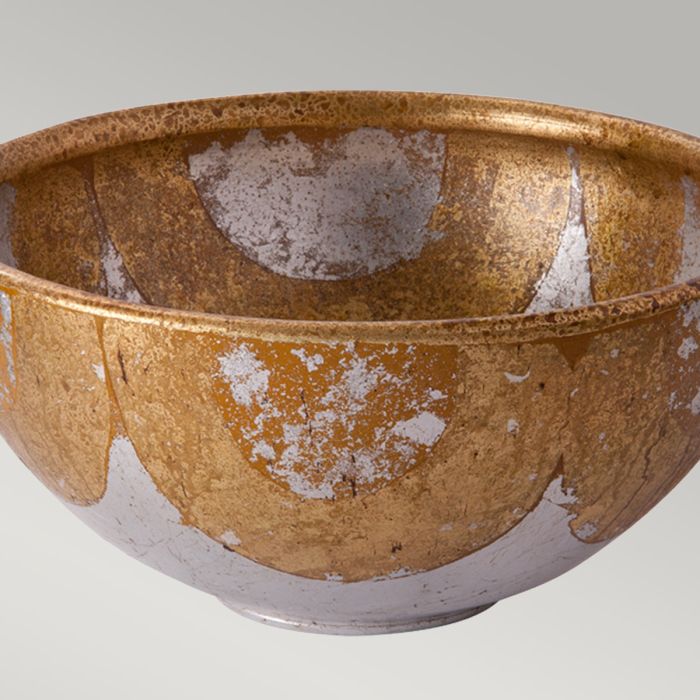 Elstead Lighting Bellechase Bowl Bellechase Decorative Bowl - Gold And Silver Leaf