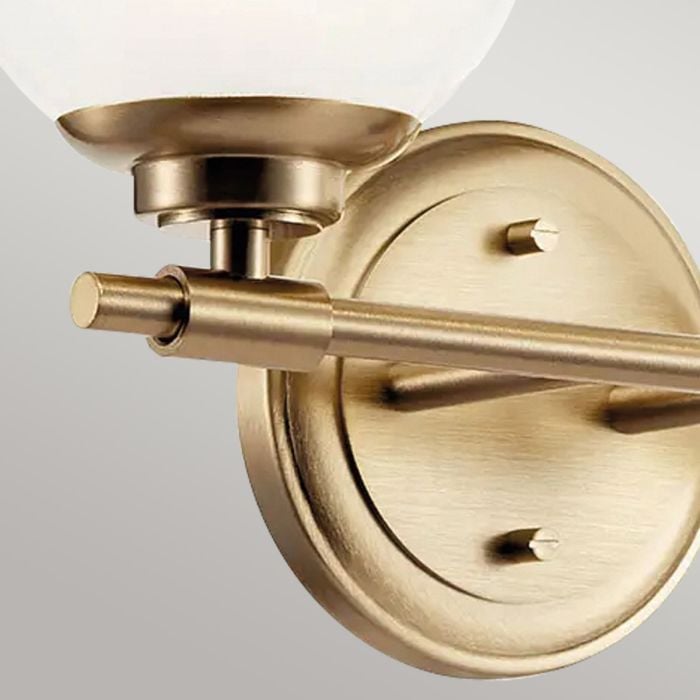 Elstead Lighting Benno 2 Lt Wall Light - Champagne Bronze