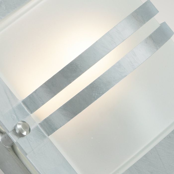 Elstead Lighting Bern 1 Light Wall Lantern - Galvanised With Frosted Glass