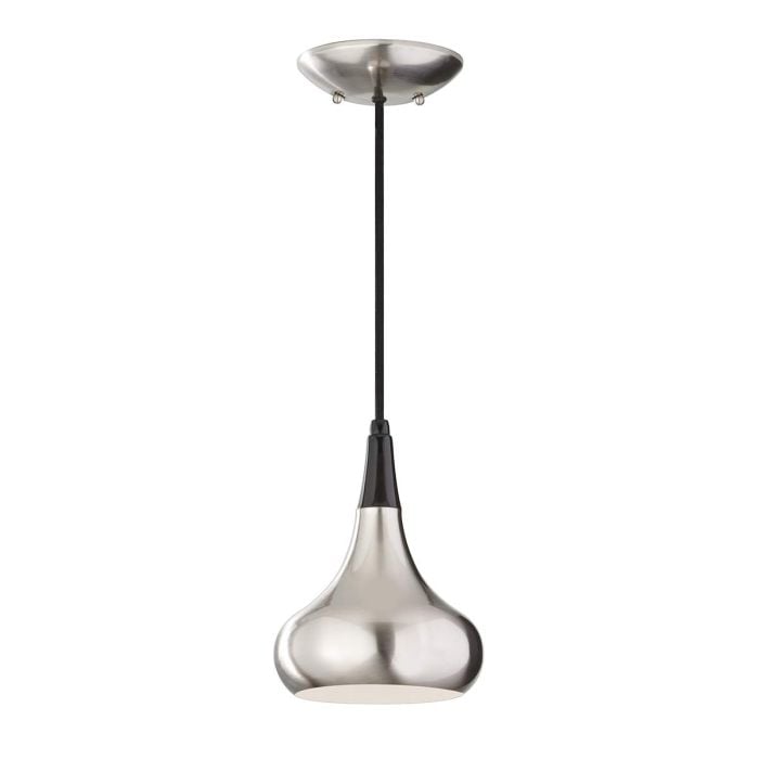 elstead lighting Beso 1 Light Mini Pendant - Brushed Steel