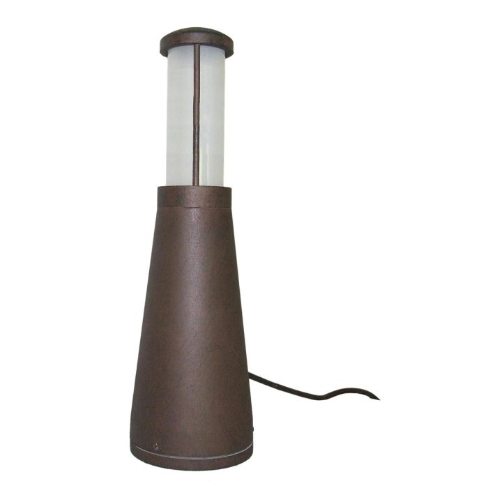 elstead lighting Beta Aluminium Plain Bollard - Aged Iron