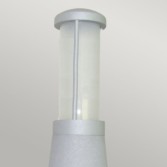Elstead Lighting Beta Aluminium Plain Bollard - Matt Silver