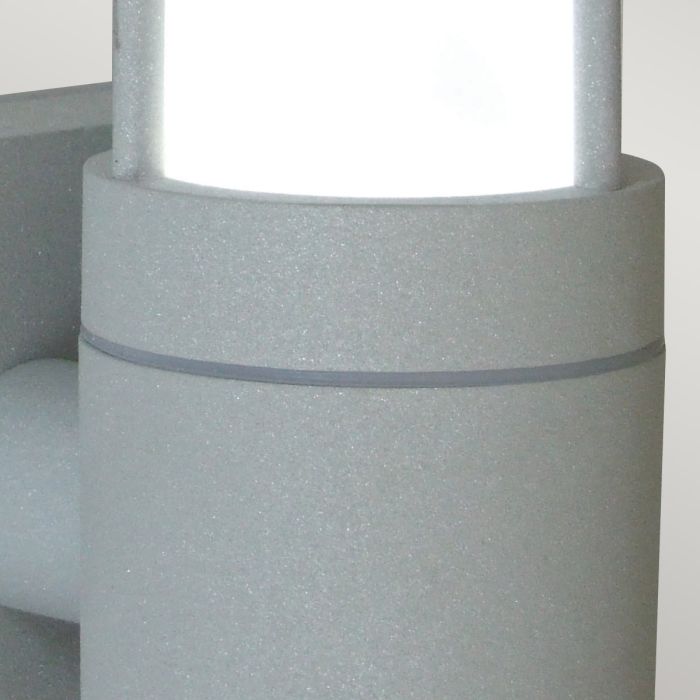 Elstead Lighting Beta Plain Wall Lantern - Matt Silver