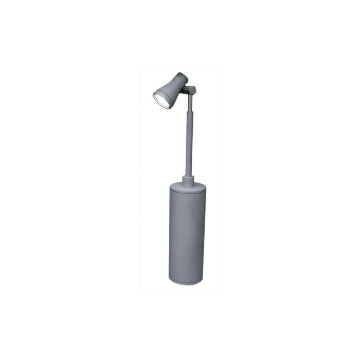 elstead lighting Beta Single Head Post Spotlight - Matt Silver elstead lighting Beta Single Head Post Spotlight - Matt Silver