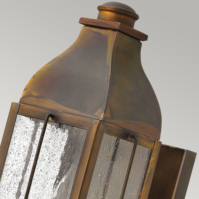 Elstead Lighting Bingham 1 Light Small Wall Lantern - Sienna