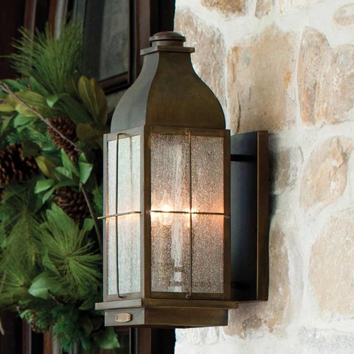 Elstead Lighting Bingham 3 Light Medium Wall Lantern - Sienna
