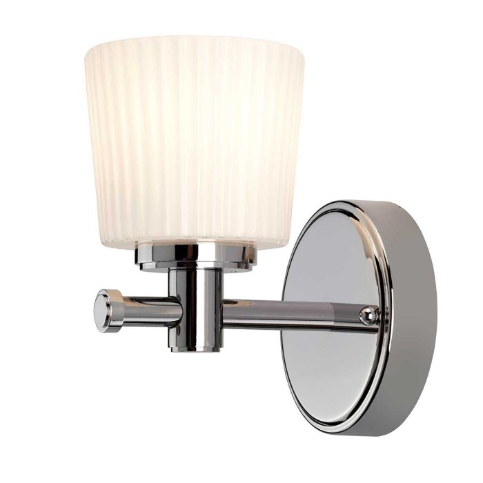 elstead lighting Binstead 1 Light Wall Light - Polished Chrome