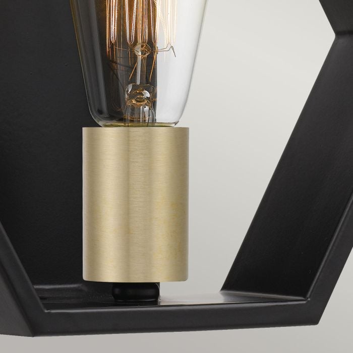 Elstead Lighting Bismarck 1 Light Wall Light - Earth Black