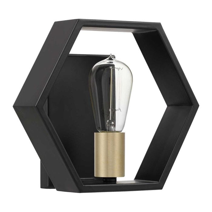 Elstead Lighting Bismarck 1 Light Wall Light - Earth Black