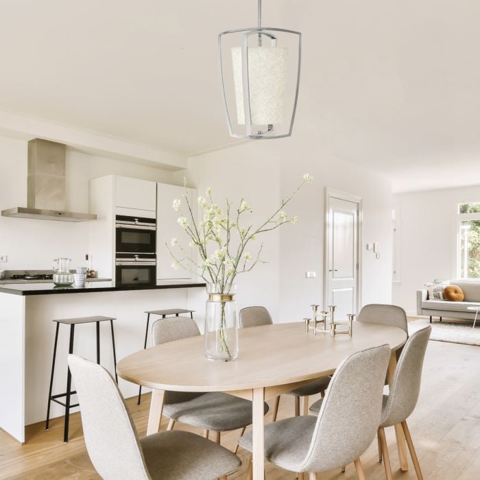 Elstead Lighting Blakely 1 Light Pendant - Brushed Nickel