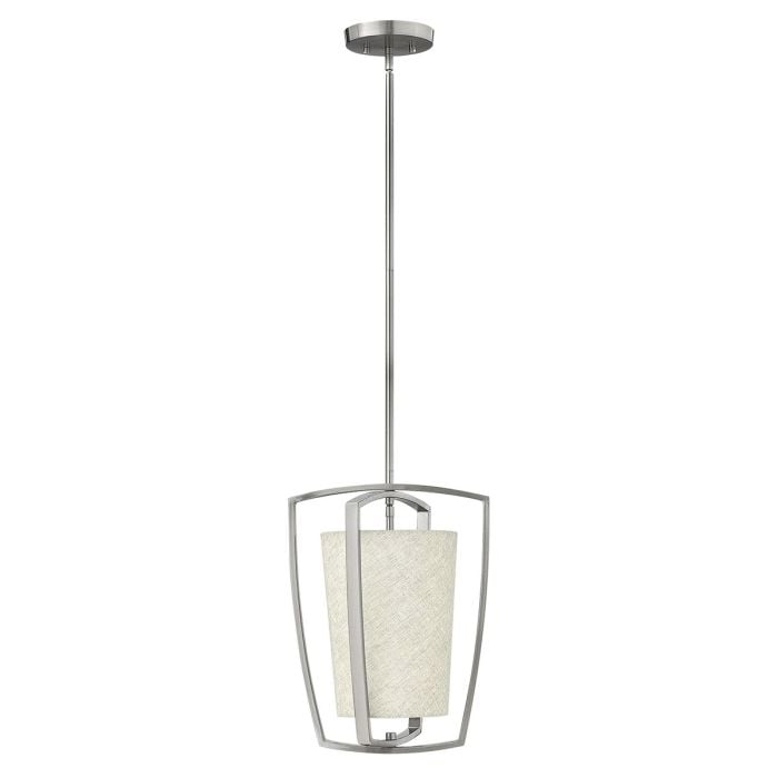 elstead lighting Blakely 1 Light Pendant - Brushed Nickel