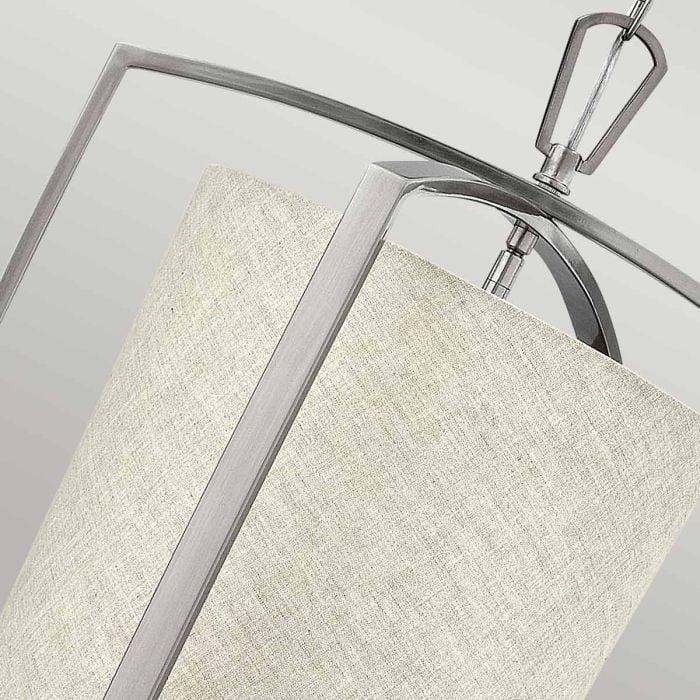 Elstead Lighting Blakely 3 Light Large Pendant - Brushed Nickel